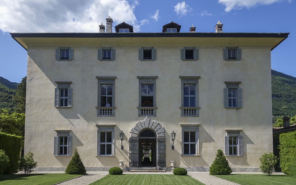 Landscape design at  Villa Balbiano Lake Como