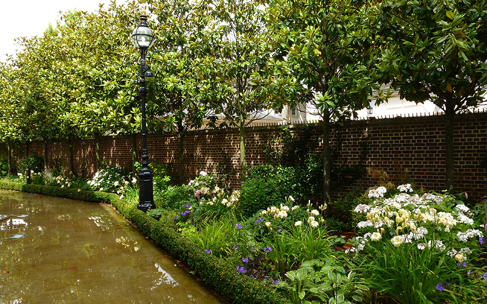 Landscape design at Hanover Lodge London