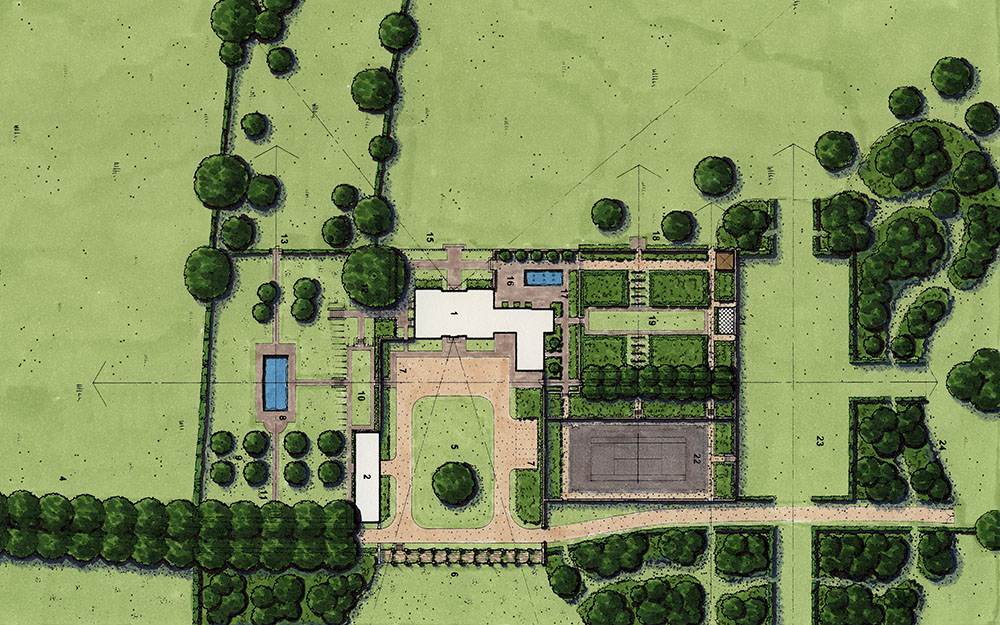 Garden design projects - landscape architects