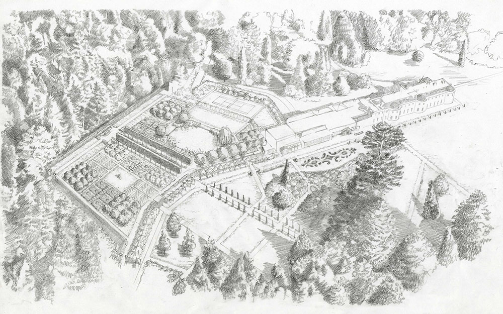 Landscape restoration - survey & plan, Dropmore Buckinghamshire