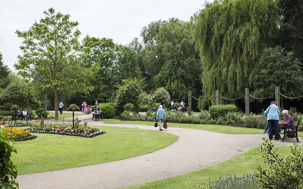 landscape restoration Vivary and Wellington Parks Somerset. heritage lottery funded.