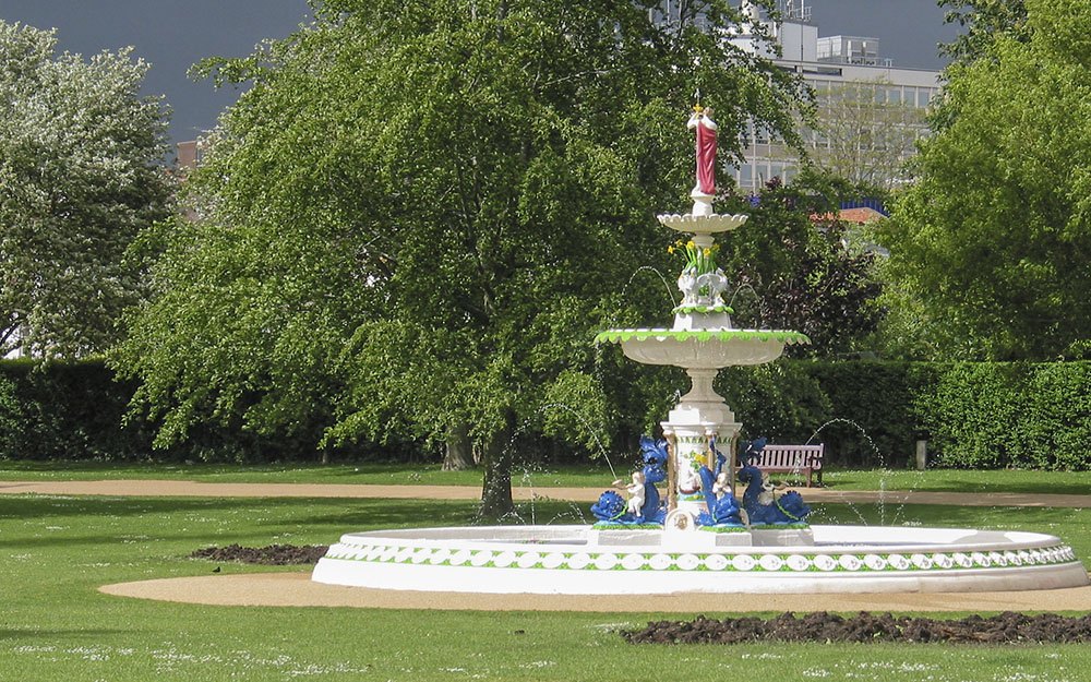 landscape restoration Vivary and Wellington Parks Somerset. heritage lottery funded.