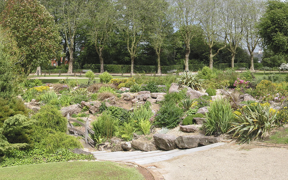 landscape restoration Vivary and Wellington Parks Somerset. heritage lottery funded.