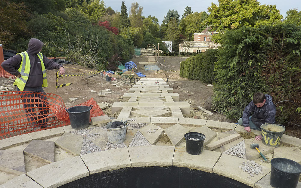 Landscape design - on site works